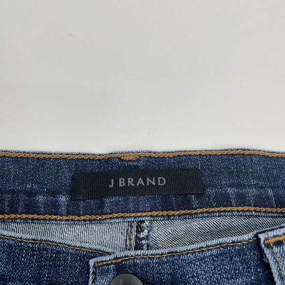 J BRAND Jeans Blue Ruby 30 Cigarette Leg High Waist Ankle Womens Size 29 Skinny - Picture 3 of 11